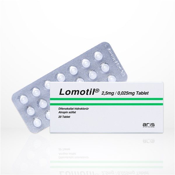 LOMOTIL 2,5mg / 0,025mg Tablet, 20