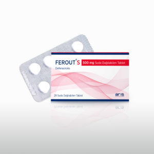 FEROUT-S 500 mg Water-dispersible tablet, 28