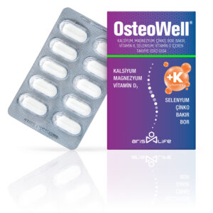 OsteoWell Food Supplement Containing Vitamins and Minerals