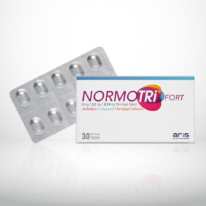 NORMOTRI FORT 5 mg / 2.5 mg / 8.14 mg Film-Coated Tablet, 30